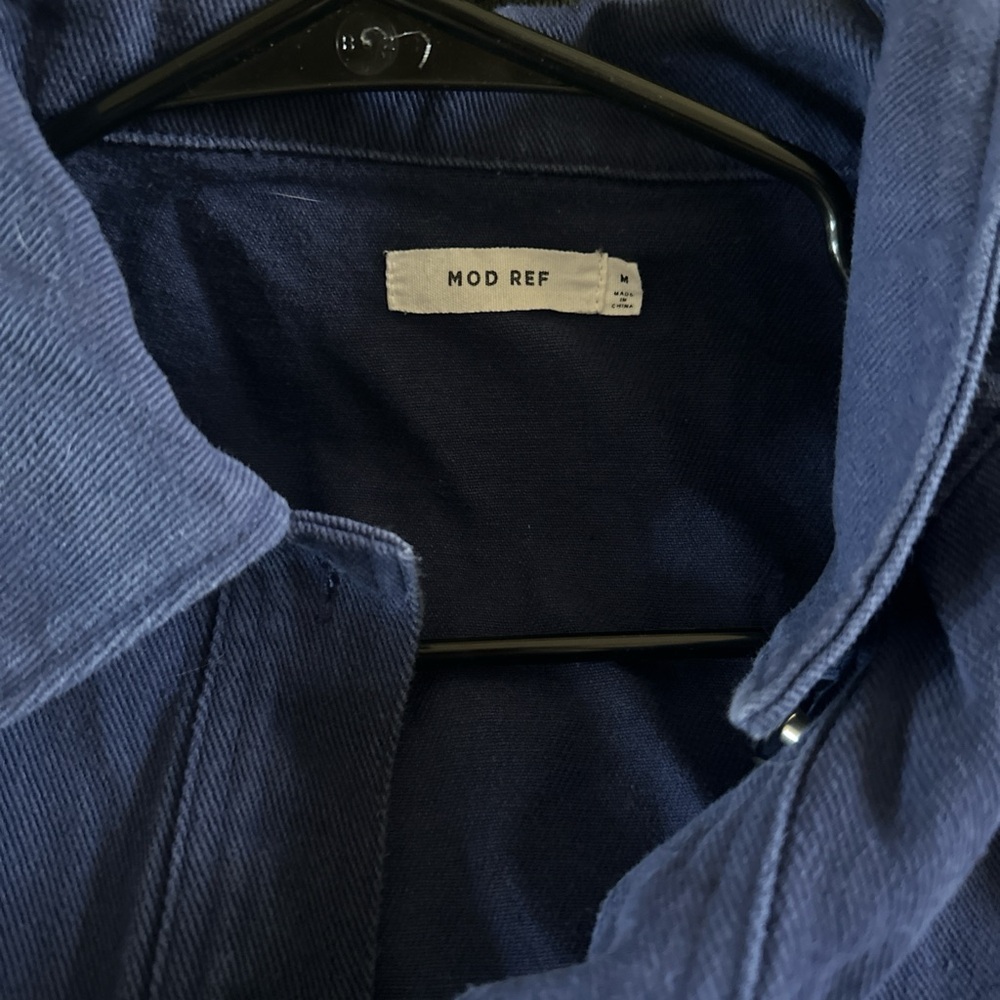 Mod Ref blue button down - Picture 2 of 3